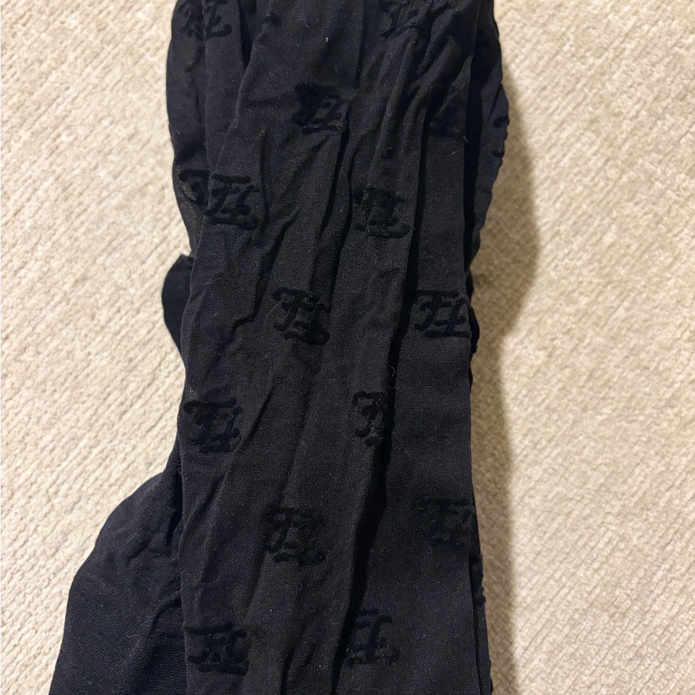 Fendi Black Patterned Tights - image 4